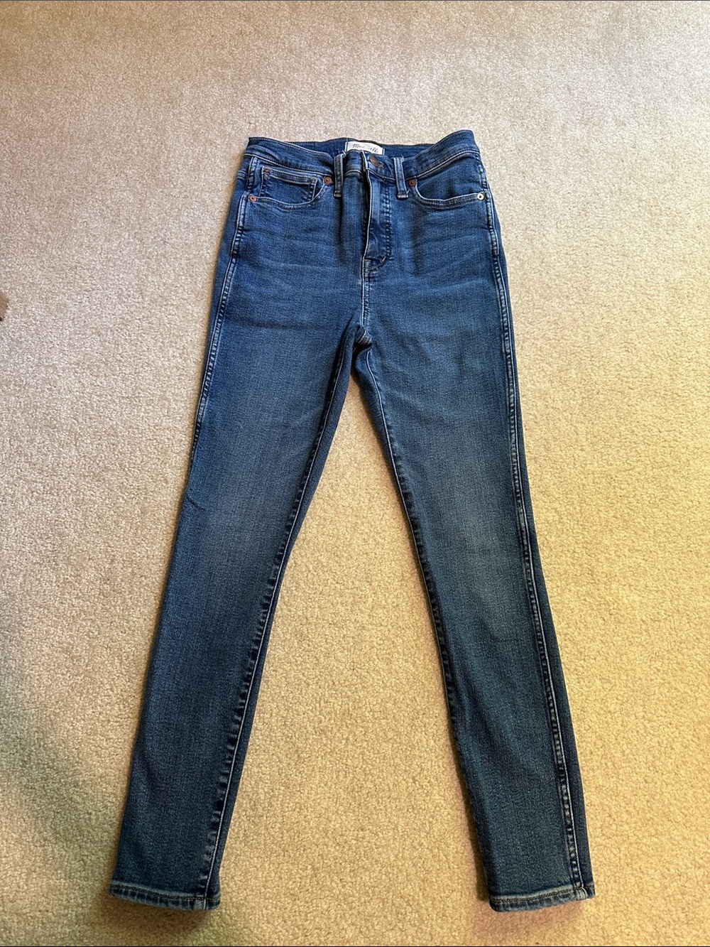 Madewell Dark Blue Skinny Jeans